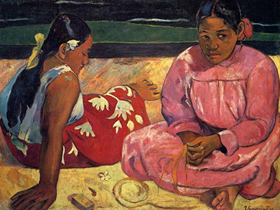 Tahitian Women on the Beach by Paul Gauguin